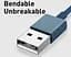 Кабель Baseus Superior Series Cable USB to Type-C/Lightning/MicroUSB 3.5A 1.5m CAMLTYS-03 Blue - миниатюра 3