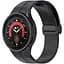 Браслет Cls-color для Samsung Galaxy Watch 4 - чорно-сірий ширина кріплення 20мм силікон Watchbands (W31-0WB21134651) - мініатюра 4