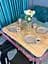 Скатертина силіконова з червоною стразовою стрічкою 270х200 см - мініатюра 5