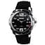 Наручний годинник чоловічий Skmei 0992 Black - Black silicone, 0992PBKWT (12309) - мініатюра 1
