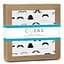 Пелюшки муслінові Cosas Mustache 75x100 см, білі - мініатюра 1