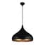 Стильный подвесной светильник Levistella 7546425-1 BK (420) - Черный с золотом, 1×E27, 42×27 см - миниатюра 1