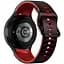 Ремінець для Samsung Galaxy Watch 7 - чорно-червоний ширина кріплення 20мм силікон Watchbands Scales (W47-8WB12300673) - мініатюра 1