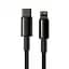 Кабель Baseus Tungsten Gold Fast Charging Cable Type-C to Lightning PD 20W 1m CATLWJ-01 Black - мініатюра 5