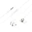 Дротові навушники Borofone BM90 Miller універсальні earphones with microphone, 3.5mm, 1.2m, white - мініатюра 3