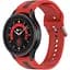 Браслет D2 для Samsung Galaxy Watch 7 - червоно-чорний ширина кріплення 20мм силікон Watchbands (W48-3WB69628590) - мініатюра 1