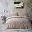 Постільна білизна Lotus Home - Premium Percale Stripe коричневий євро - мініатюра 2