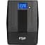 ДБЖ FSP iFP-800, 800ВА/480Вт, LCD, Schukox2. 230V/50Hz, USB, Black - мініатюра 1