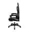 Кресло геймерское Kruger & Matz GX-150 с подставкой для ног Black/White - миниатюра 8