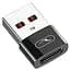Переходник SkyDolphin OT08 Mini USB Type-C - USB (F/M) Black (SDADPT-00031) - миниатюра 1