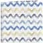 Пелюшкі муслінові Cosas Waves 75х100 см (MuslinDiapers_WaveBlueBeige_75x100) - мініатюра 1