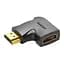 Перехідник Vention HDMI 90 Degree Male to Female Vertical Black (AIPB0-2) 2 штуки - мініатюра 1