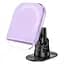 Автотримач Hoco H43 Crystal ring magnetic (center console) Romantic purple - мініатюра 1
