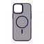Чехол для Apple iPhone 15, Uniq MagCase, фиолетовый, противоударный, панель-накладка с магсейф, ударопрочный TPU+PC, с магнитом MagSafe, поддержка полноценной беспроводной зарядки, ArmorStandart (ARM75309) - миниатюра 1