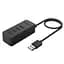 USB-хаб ORICO USB 2.0 4 порти (W5P-U2-030-BK-PRO) - мініатюра 1