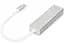 USB-Хаб Digitus USB-C - USB 3.0 3 Port Hub + Gigabit Ethernet (DA-70255) - мініатюра 2