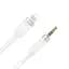 Адаптер XO NB-R279A IP to 3.5 Brushed Clear Audio Cable Белый - миниатюра 5