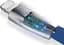 Кабель Rock Dog Lightning Charge & Sync flat cable 1.2M Blue - миниатюра 2