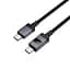 Кабель Hoco Type-C к Type-C Generic charging data cable with display X118 1 м 60W - миниатюра 3