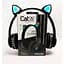 Бездротові дитячі Bluetooth навушники Cat Ear VZV-23M з котячими вушками Чорні - мініатюра 1
