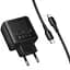 СЗУ Hoco C158A Upgrade PD45W (1USB-A/1C) + кабель Type-C to Type-C Black - миниатюра 6
