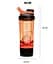 Шейкер CASNO KXN-1199 600 мл (+150 мл), Orange/Black - миниатюра 2