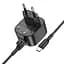 МЗП Borofone BAS22A Fortune PD20W+QC3.0 (1USB-A/1C) + кабель Type-C to Type-C Black - мініатюра 2