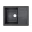 Кухонна мийка Lidz 650x500/200 BLA-03 (LIDZBLA03650500200), Чорний - мініатюра 1