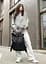 Женский рюкзак Sambag RollTop DOUBLE черный 41 х 27 х 18 см (24330702) - миниатюра 6