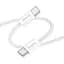 Дата кабель Hoco X104 Source 60W Type-C to Type-C (2m) White - миниатюра 2