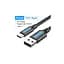 Дата кабель USB 2.0 AM to USB-C 1.0m 3A black Vention (COKBF) - мініатюра 2