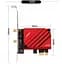 Мережева карта PCI-E Fenvi FV-BE8800 Wi-Fi 7 тридіапазонний адаптер модуль Bluetooth 5.4 Black Red (19127) - мініатюра 3