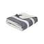 Плед Lotus Home - Infinity Stripe сірий 200x220 - мініатюра 1