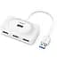 USB-хаб Jasoz HUB 4USB3.0 довжина кабелю 0.3 м, White - мініатюра 1