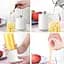 Портативная бутылка блендер для смузи Juicing Cup N8 из пластика 400 мл от USB Белая - миниатюра 5