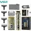 Шейвер-тример VGR V-649 Shaver Set, електробритва з насадками, чоловіча, акумуляторна, з дисплеєм - мініатюра 1