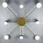 Стельовий LED світильник золотистого кольору Line.F DE 34/8 GD - мініатюра 1