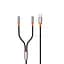 Адаптер XO NB-R269B Couple Cable Type-c to Dual 3.5 Female Adapter 1.2 м Черный - миниатюра 4