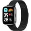 Ремешок DK для Xiaomi Redmi Watch 3 Active / 3 Lite Metal Milanese Loop Magnetic (black) - миниатюра 1