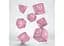 Набор кубиков Elvish Shimmering pink & White Dice Set , 7 шт. (SELV11) - миниатюра 2