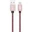 Кабель USB-A to Lightning XtremeMac Nylon Cable Rose Gold 1.2 м (XCL-PRC-33) - мініатюра 1