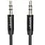 Кабель AUX Usams YP-01 Aux Audio Cable 1 м Чорний - мініатюра 1
