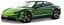 Ігрова автомодель Maisto Porsche Taycan Turbo S, М1:24 (81731 green) - мініатюра 1