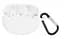 Чехол-накладка DK Silicone Candy Friendly с карабином для Oppo Enco Free 2 / 2i (white) - миниатюра 2