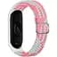Плетений ремінець Elastic Adjustment Xiaomi Mi Band 7/6/5/4/3 White/Pink - мініатюра 1