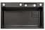 Кухонная мойка Kroner KRP Schwarze - SET7545HM PVD (3.0/0.8 мм) (CV033382) - миниатюра 2