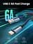 Кабель UGREEN US554 USB to Type-C PD QC 4.0/3.0 100W/6A for Huawei P60/ Mate 60 Pro and Xiaomi Supercharge 2M Space Gray - мініатюра 2