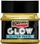 Паста з глітерами Pentart Glow in the dark Золотий/Зелений 50 мл - мініатюра 2