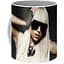 Кухоль GeekLand Lady Gaga Леді Гага у чорних окулярах LG 02.01 330 мл чорний - мініатюра 2