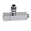 Набір кран напівоборотний кутовий з американкою Solomon Lux 1/2″ Cube chrom 8888 (2шт.) 000021913 - мініатюра 6